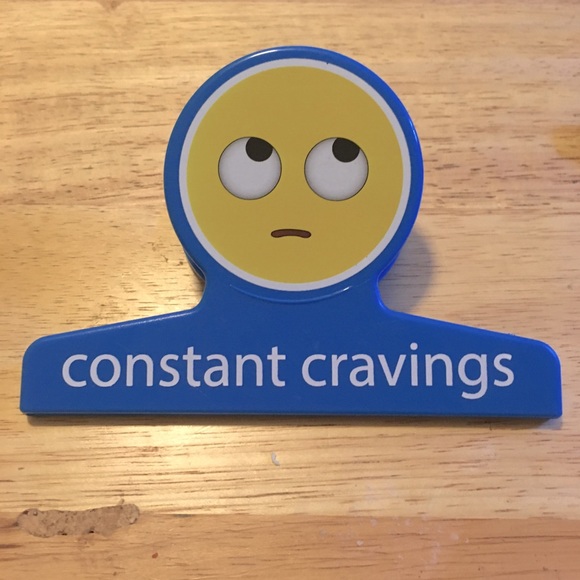 Chip Clips 6 inch 2 piece Kaomoji Clips Emojis - Picture 3 of 4